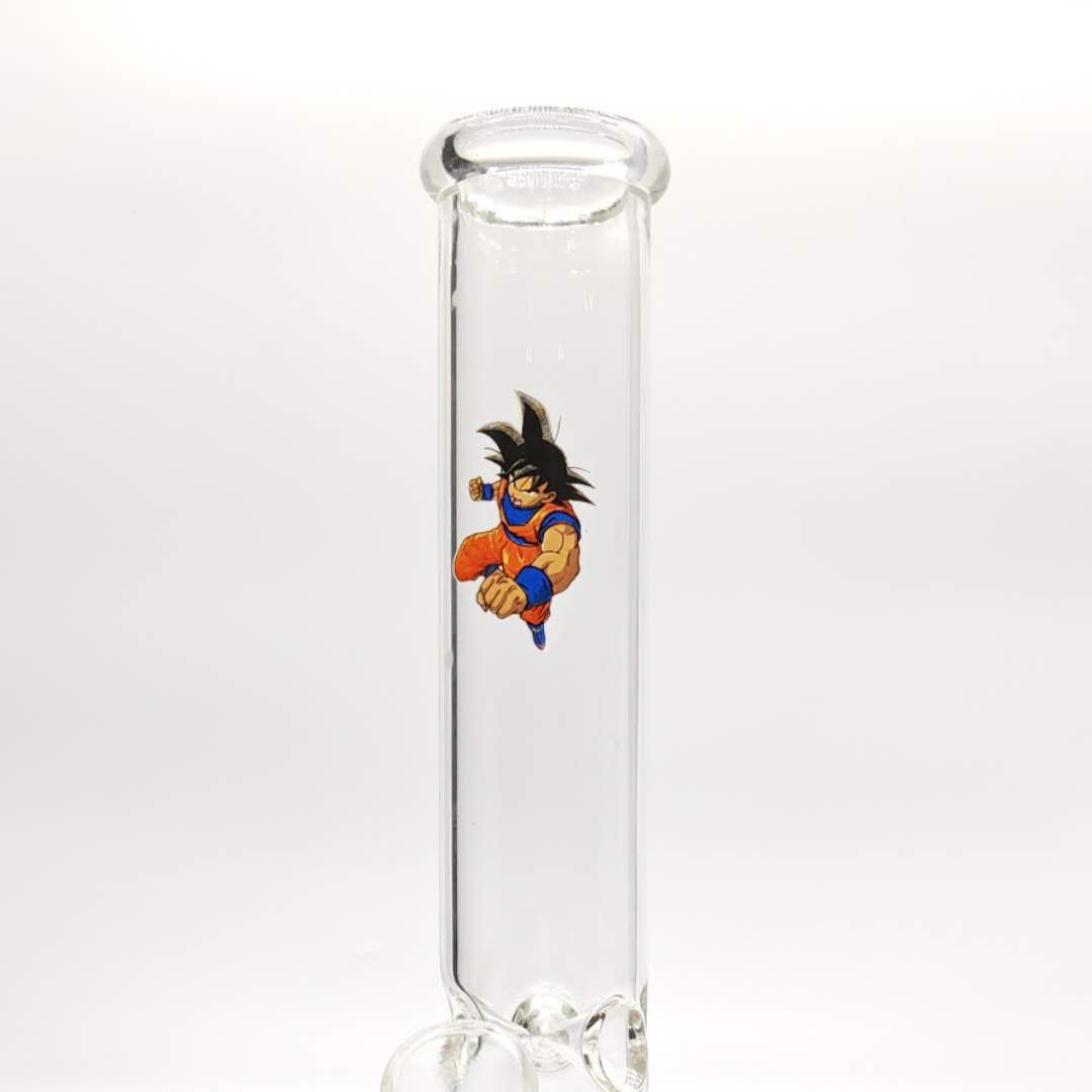 12" 44mm Tube 4mm Cartoon Design Beaker Bong
