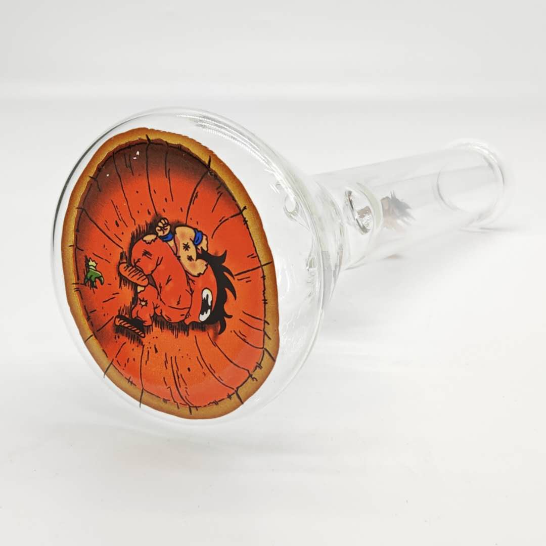 12" 44mm Tube 4mm Cartoon Design Beaker Bong