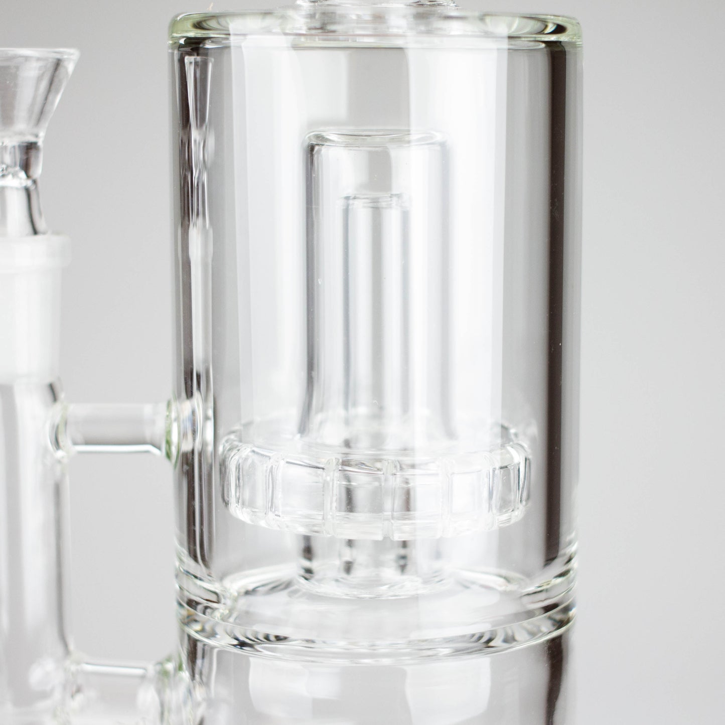 9" 2-in-1 Color accented Glass Dag Rig with Percolator