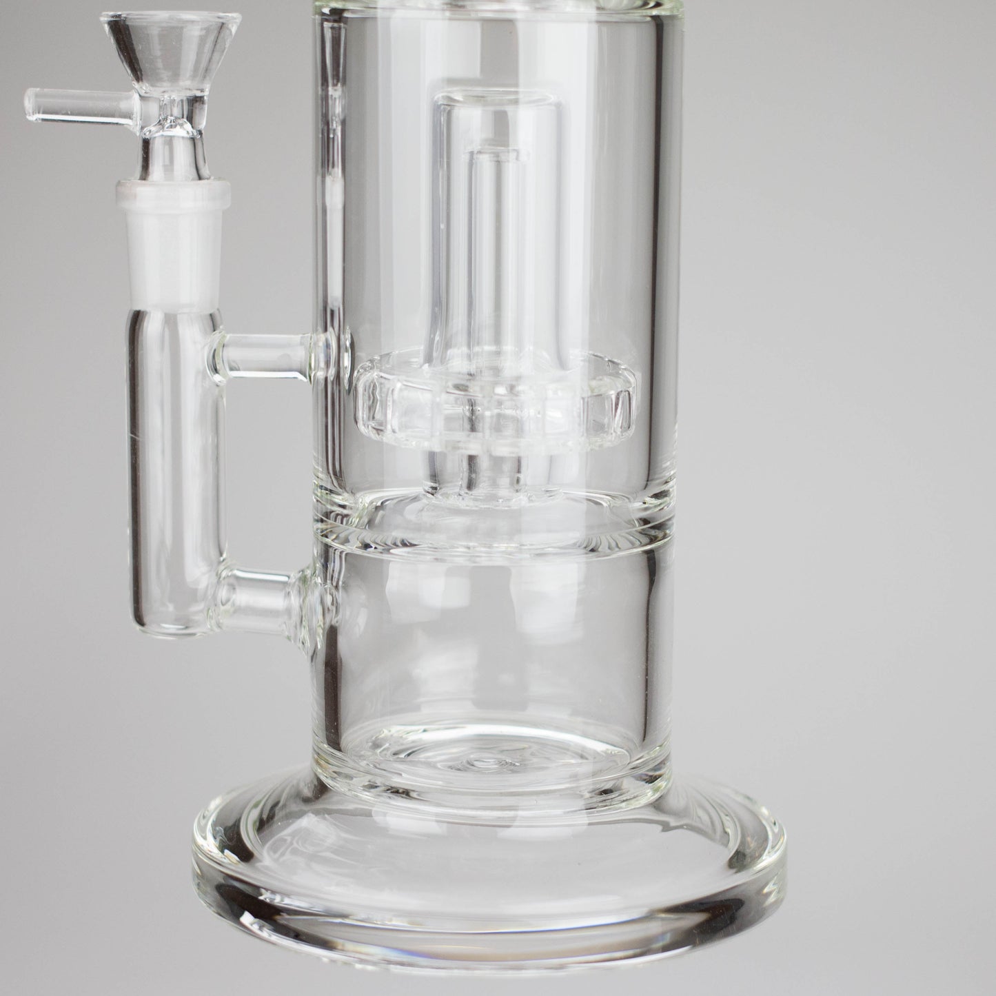 9" 2-in-1 Color accented Glass Dag Rig with Percolator