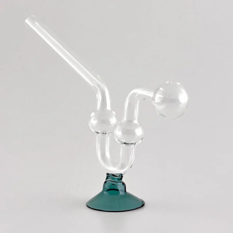 6" Stand Oil Burner Pipe – 2-Pack | Durable Glass