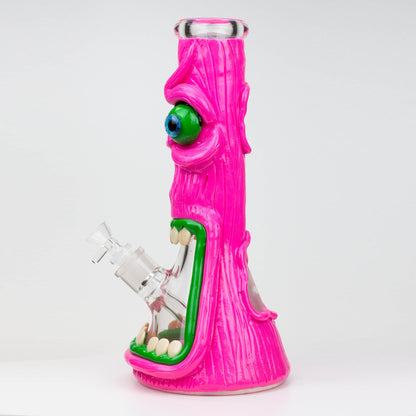 12.5"  Resin 3D artwork 7mm glass beaker water bong [TS103]