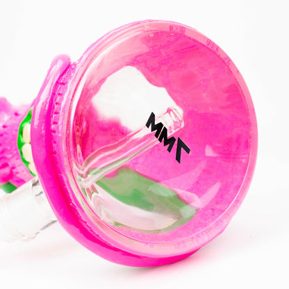 12.5"  Resin 3D artwork 7mm glass beaker water bong [TS103]