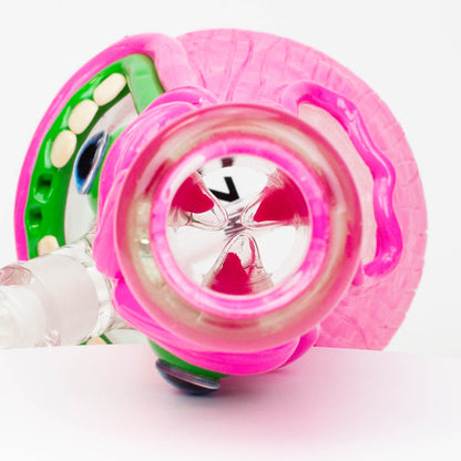 12.5"  Resin 3D artwork 7mm glass beaker water bong [TS103]