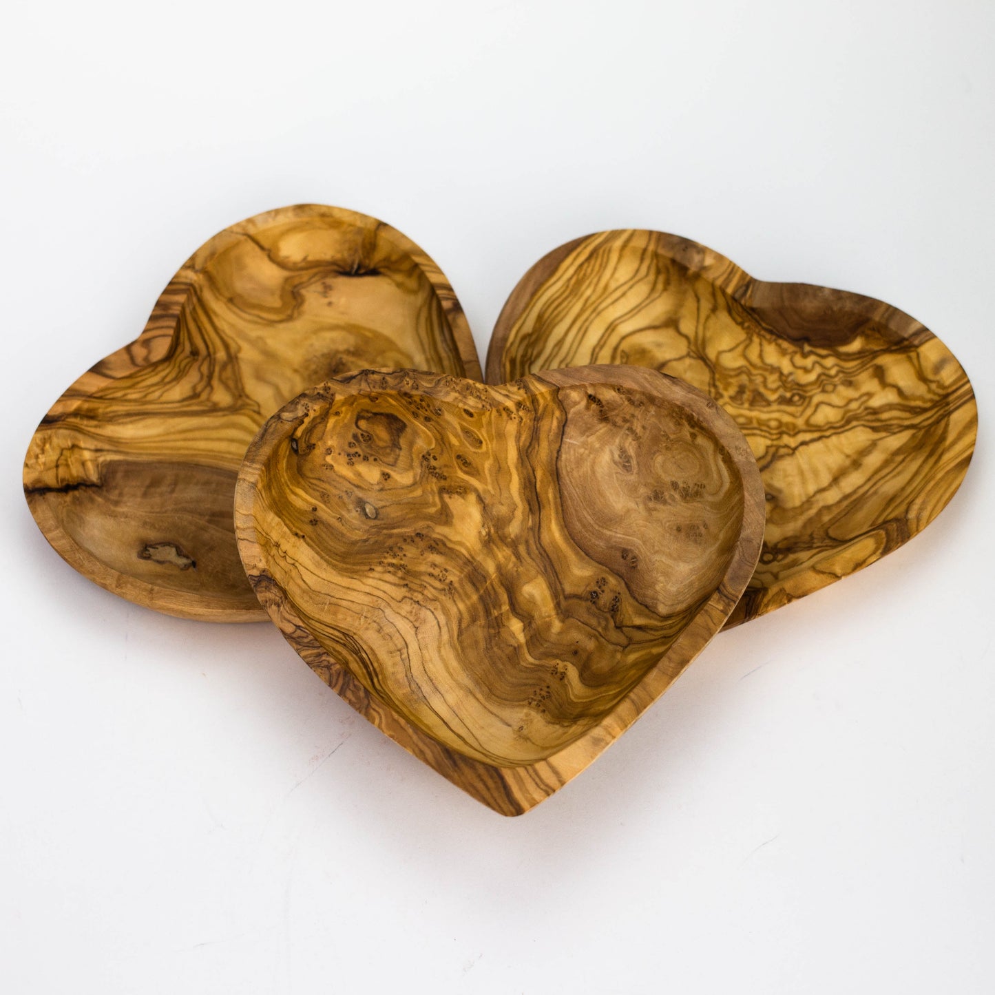 VOW | Olive Wood Heart Rolling Tray/Smoker's Gift