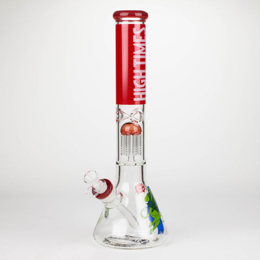 Infyniti | High Times 16" 7 mm classic beaker water bong with tree arm percolator [HIT1020GP]