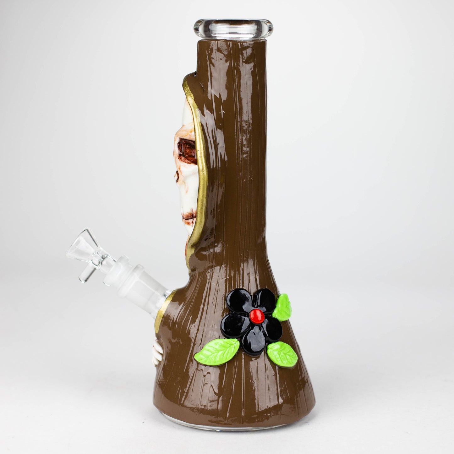10" Resin 3D artwork Skull glass beaker [DY404]