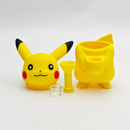 6" Cartoon Character Silicone Bong