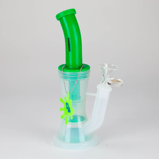 Dabware | Silicone Bubbler Platinum 10" Double Perc (Green)