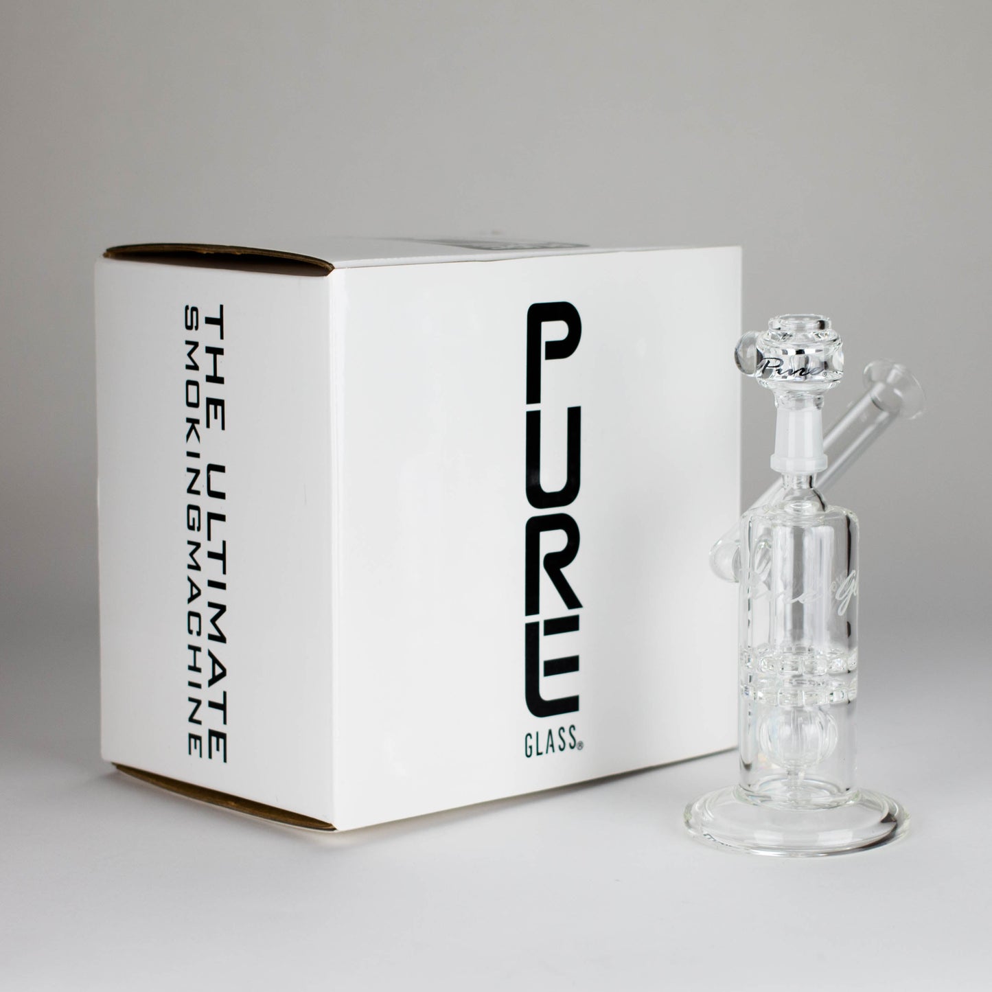 Pure Glass | 7" Mini Torus - Male 14mm