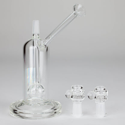 Pure Glass | 6.5" Solaris 10mm Bubbler Clear