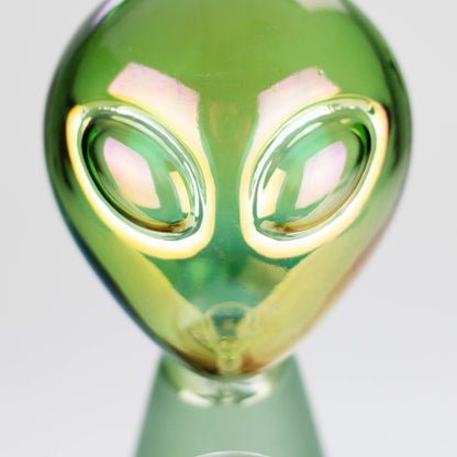 7″ Green Alien Glass Bong [XD020]