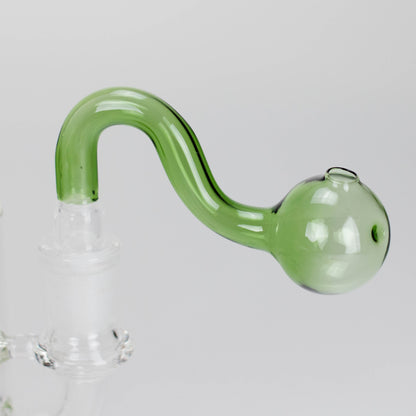 3.5″ U-Type Oil Burner Pipe – 14mm Glass Bubble Attachment [221021-2]