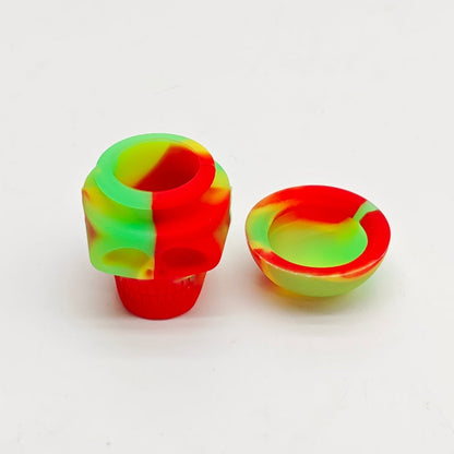 3ml Silicone Skull Wax Container Jar of 100