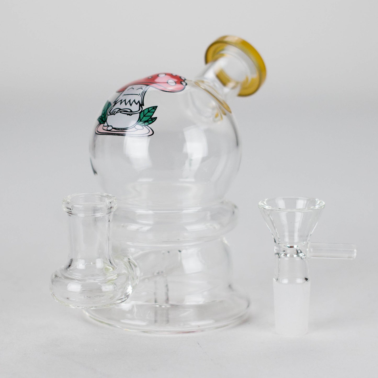 6.5″ Cartoon Print Glass Bong [F230829-3]