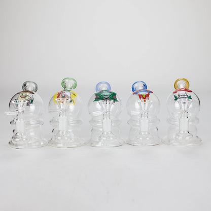 6.5″ Cartoon Print Glass Bong [F230829-3]