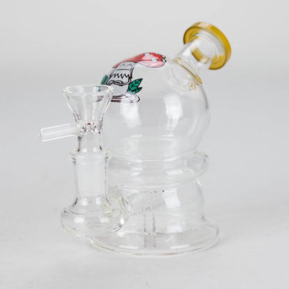 6.5″ Cartoon Print Glass Bong [F230829-3]