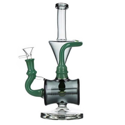 11″ Jade Green Tecycler Glass Bong [C8034]
