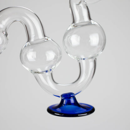 6" Stand Oil Burner Pipe – 2-Pack | Durable Glass