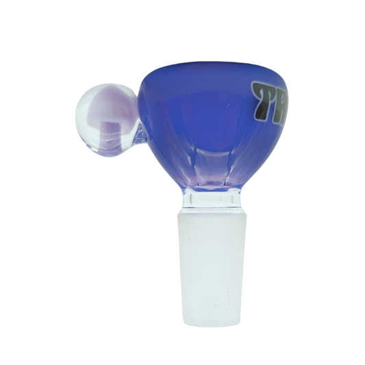 Trippy Glass Bong Bowl with Mushroom – Assorted Colours