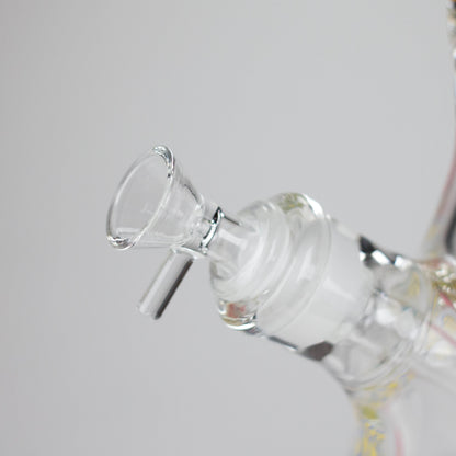 14" PK Cartoon Glow In The Dark 9mm Glass Bong [PIP863]