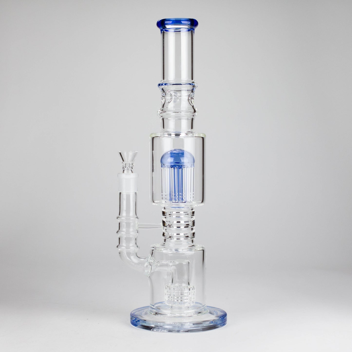 16" Glass Bong – 10-Arm Tree Perc with Matrix Perc for Maximum Filtration