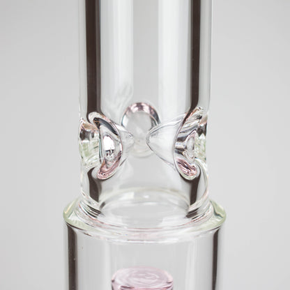 16" 7mm Colored Beaker Bong – Premium Thick Glass with Grid Perc