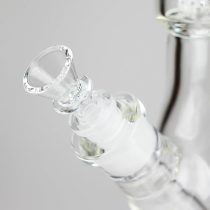 16" 7mm Colored Beaker Bong – Premium Thick Glass with Grid Perc