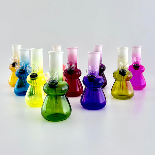5" Mini Colour Water Pipe - 10 Assorted Colours