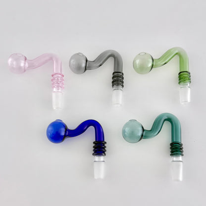 Glass Oil Burner Attachment – 5 Assorted Colors - 2CT