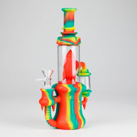9" Spaceship Water Bong-Assorted