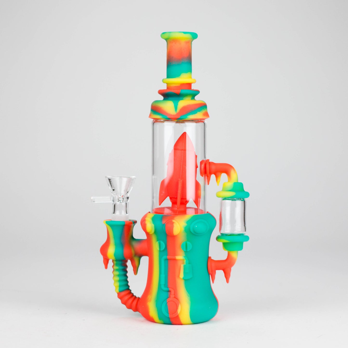 9" Spaceship Water Bong-Assorted