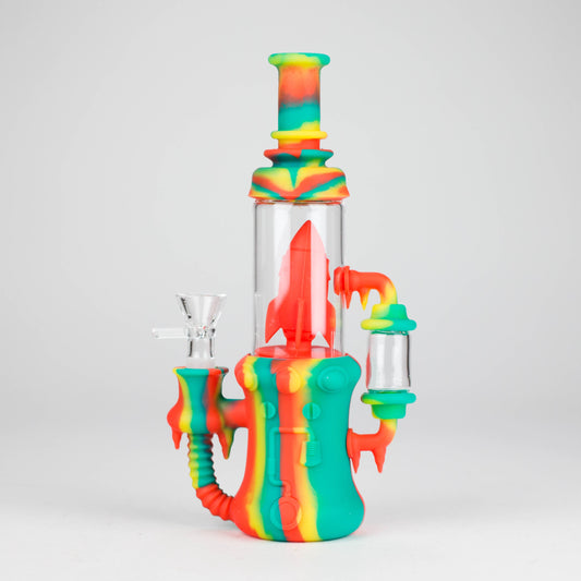 9" Spaceship Water Bong-Assorted