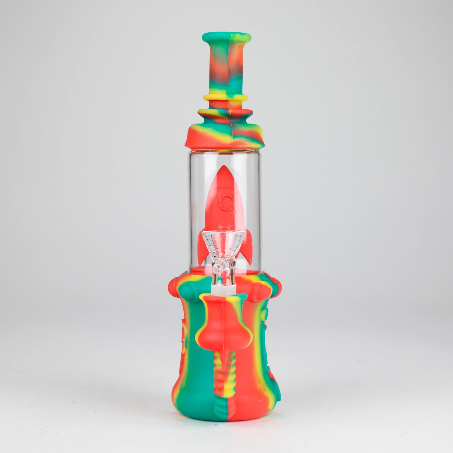 9" Spaceship Water Bong-Assorted