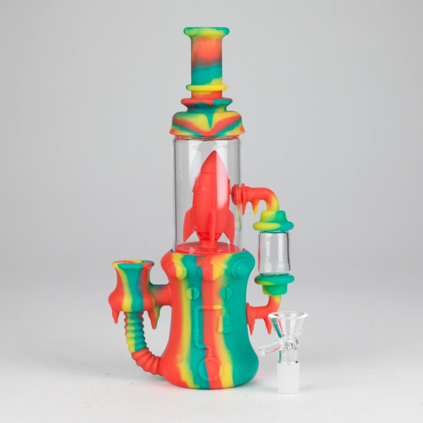 9" Spaceship Water Bong-Assorted