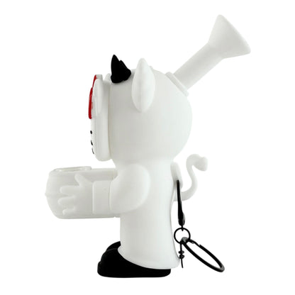 6" Silicone Kitty Water Pipe – Assorted Colors