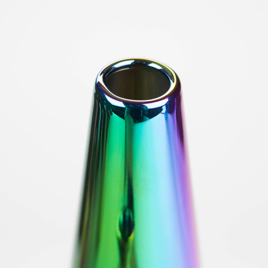 7" Solid Color Electroplate Glass Bong
