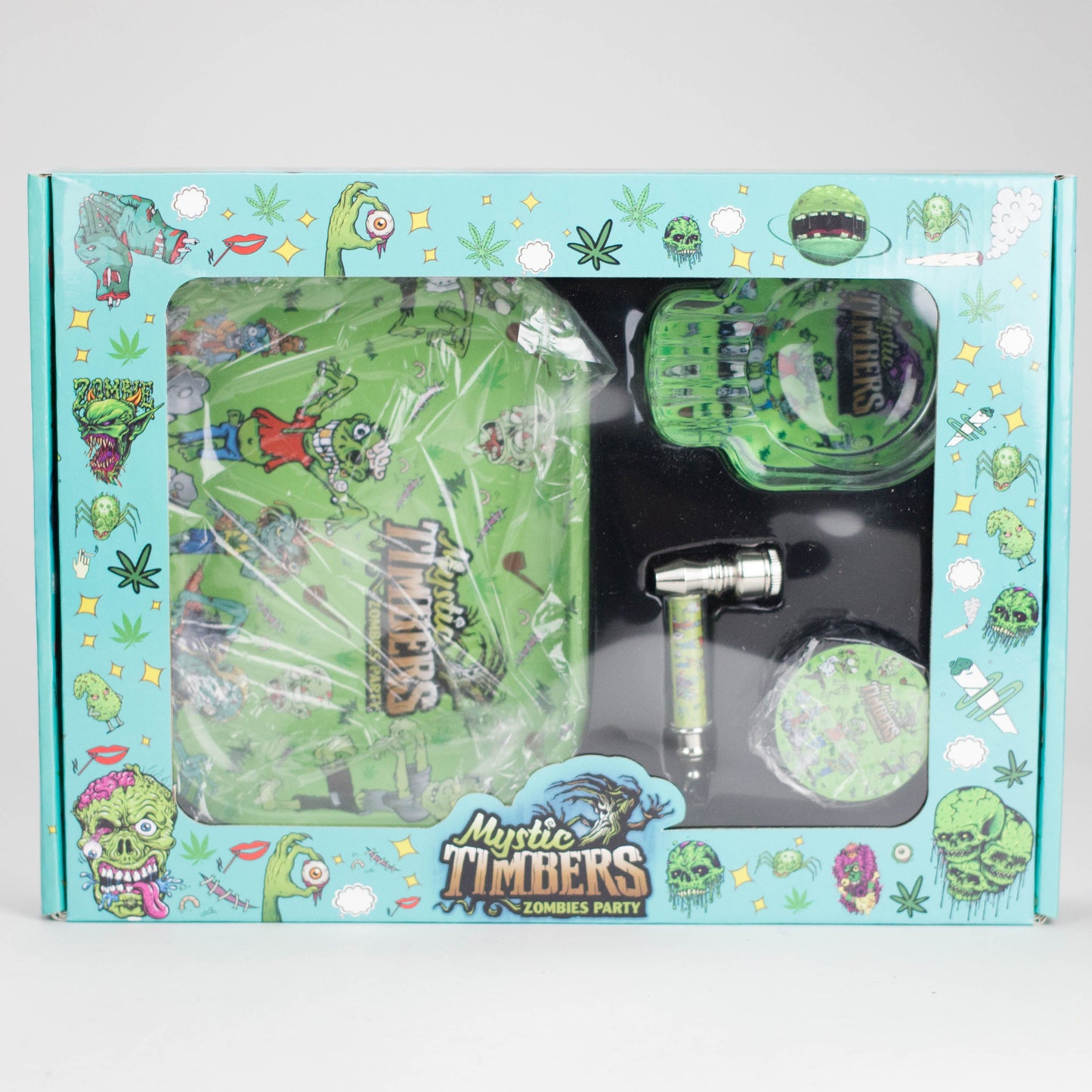 4-in-1 Metal Pipe Smoke Set – Complete Kit