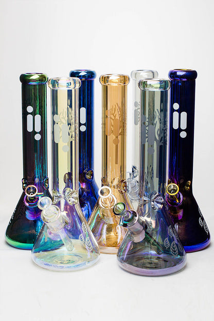 14" Infyniti Tree of life 7 mm metallic glass bong ( GP1588 )