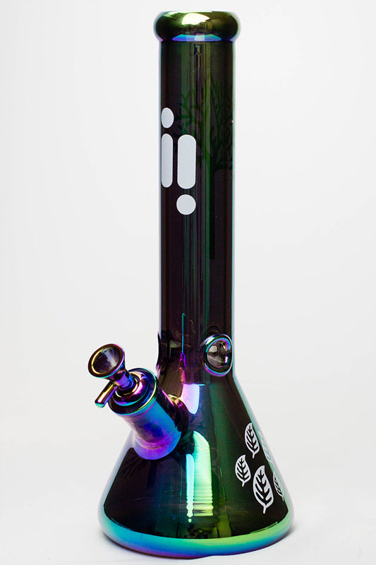 14" Infyniti Tree of life 7 mm metallic glass bong ( GP1588 )