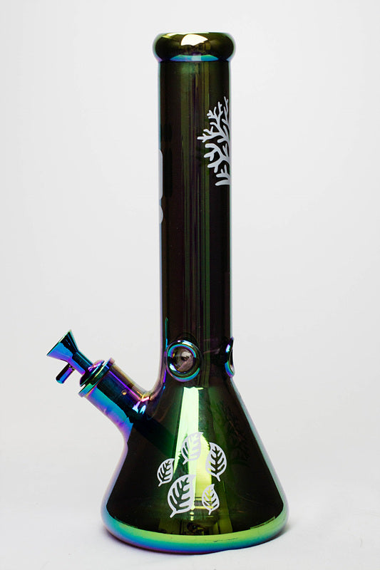 14" Infyniti Tree of life 7 mm metallic glass bong ( GP1588 )
