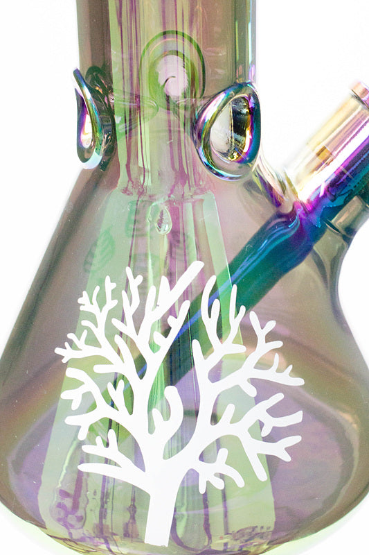 14" Infyniti Tree of life 7 mm metallic glass bong ( GP1588 )