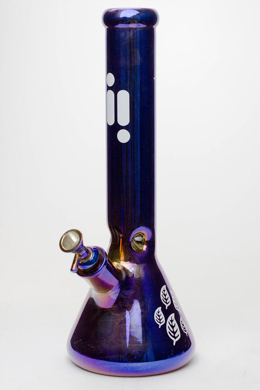14" Infyniti Tree of life 7 mm metallic glass bong ( GP1588 )