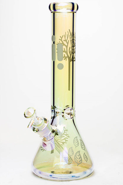 14" Infyniti Tree of life 7 mm metallic glass bong ( GP1588 )