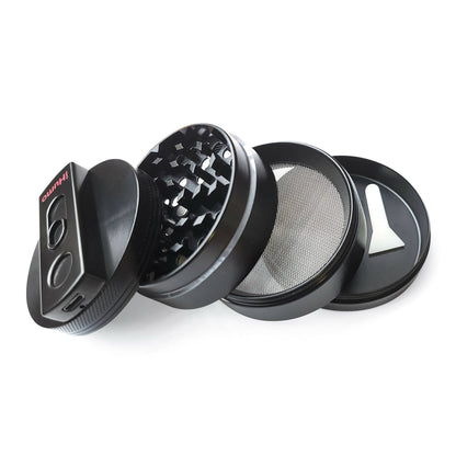 iHUMO | OFFER Best 2 in 1 Grinder & USB Lighter, 4 Parts (63mm)