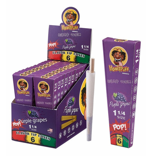 HoneyPuff | Pre-Rolled Flavored Cones – 1 1/4 Size (20 Packs/Display) [P1174]