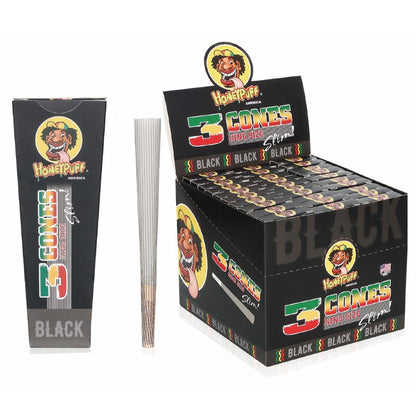 HoneyPuff | Pre-Rolled Cones – Slim Colored Paper (King Size, 20 Packs/Display) [P8203]