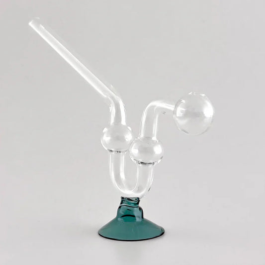 6" Stand Oil Burner Pipe – 2-Pack | Durable Glass