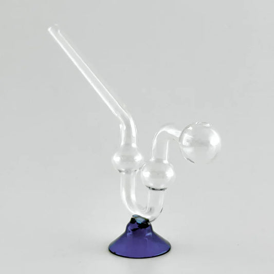 6" Stand Oil Burner Pipe – 2-Pack | Durable Glass