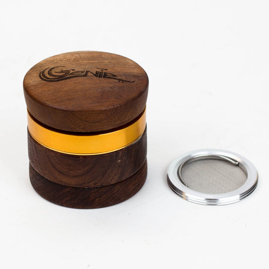 Genie 4 parts wooden cover grinder gift set